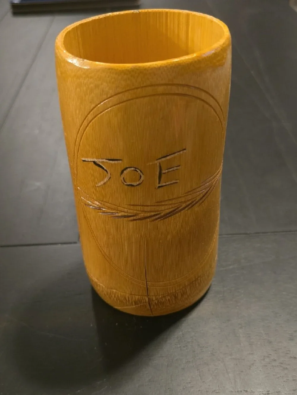 Natural Bamboo Utensil Holder - Jamaica (Joe)